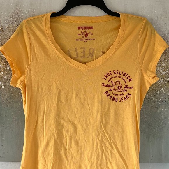 🇺🇸 True Religion Velvet Buddha Logo T-Shirt (NWOT) - Picture 2 of 12